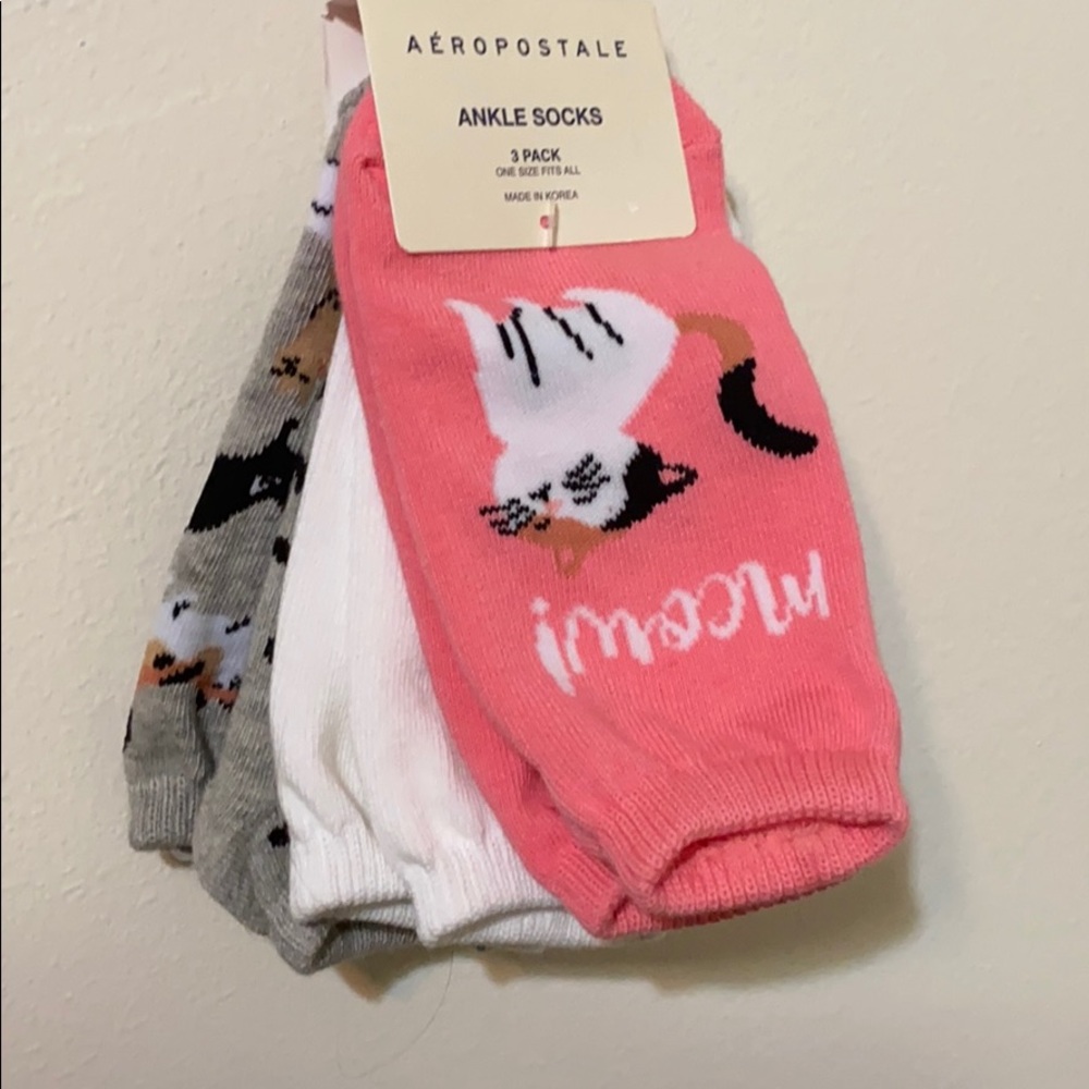 aeropostale ankle socks 3 pack